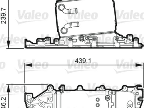 Intercooler, compresor (818265 VALEO) AUDI,SEAT,SKODA,VW