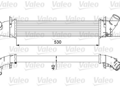 Intercooler compresor 818544 VALEO pentru Dacia Logan