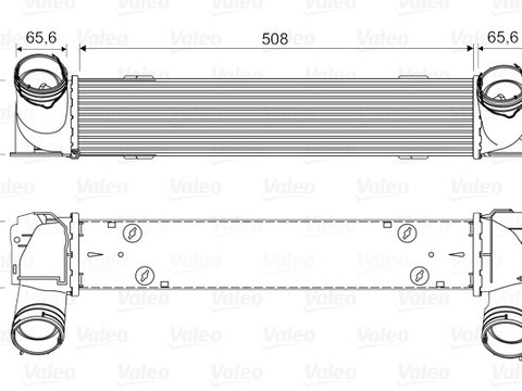 Intercooler compresor 818553 VALEO pentru Bmw Seria 3 Bmw Seria 1 Bmw X1