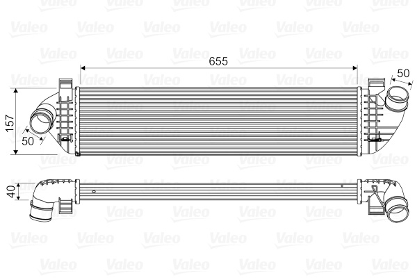 Intercooler compresor 818571 VALEO pentru Volvo C3