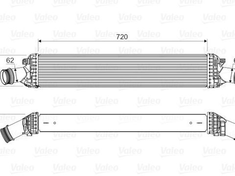 Intercooler compresor 818654 VALEO pentru Audi A6 Audi A5 Audi A4 Audi Q5