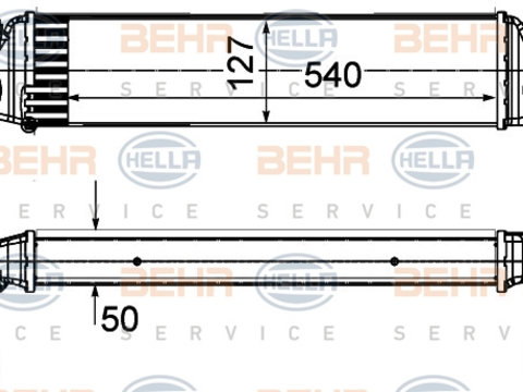 Intercooler, compresor (8ML376988064 HELLA) BMW