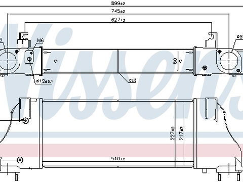 Intercooler compresor 961251 NISSENS pentru Nissan Navara Nissan Armada Nissan Pathfinder