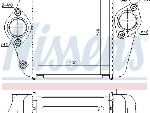 Intercooler compresor 96372 NISSENS pentru Mazda 6 Mazda Cx-7