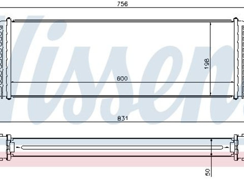 Intercooler compresor 96525 NISSENS