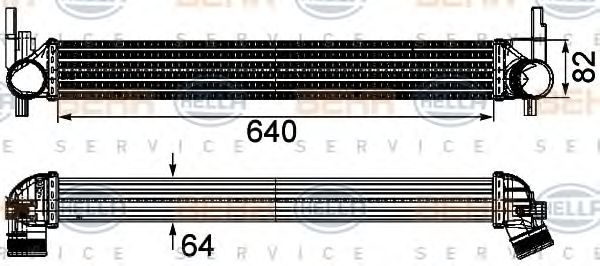 Intercooler compresor AUDI A1 (8X1, 8XF) - Cod intern: W20089375 - LIVRARE DIN STOC in 24 ore!!!
