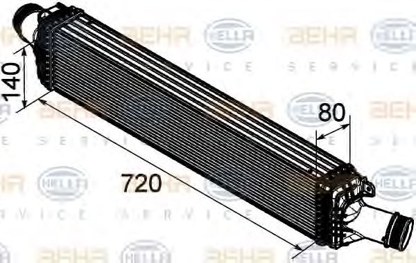 Intercooler compresor AUDI A4 (8K2, B8) - Cod intern: W20089352 - LIVRARE DIN STOC in 24 ore!!!
