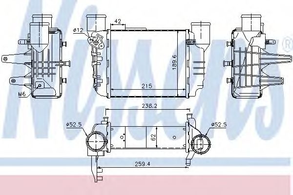 Intercooler, compresor AUDI A4 Avant (8E5, B6) (20