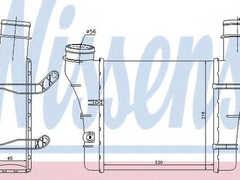Intercooler, compresor AUDI A4 Avant (8E5, B6) (2001 - 2004) NISSENS 96707