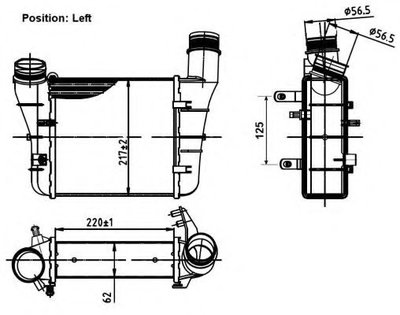 Intercooler, compresor AUDI A4 Cabriolet (8H7, B6,