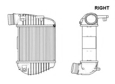 Intercooler, compresor AUDI A6 (4F2, C6) (2004 - 2