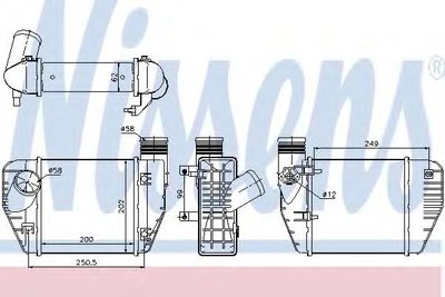 Intercooler, compresor AUDI A6 (4F2, C6) (2004 - 2