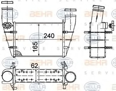 Intercooler compresor AUDI A6 Avant (4B5, C5) - Co