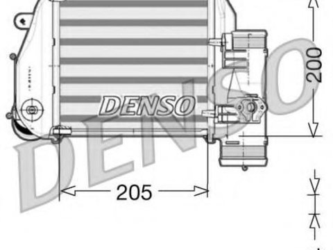 Intercooler, compresor AUDI A6 Avant (4F5, C6) - DENSO DIT02024