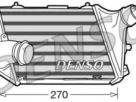 Intercooler, compresor AUDI A8 limuzina (4E_) - DENSO DIT02015