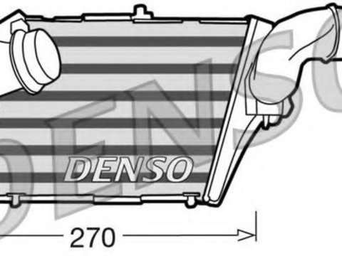 Intercooler, compresor AUDI A8 limuzina (4E_) - DENSO DIT02012