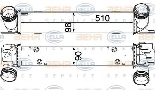 Intercooler compresor BMW 1 Cabriolet (E88) - Cod intern: W20089535 - LIVRARE DIN STOC in 24 ore!!!