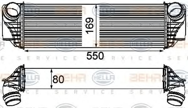 Intercooler compresor BMW 5 (F10, F18) - Cod inter