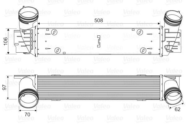 Intercooler compresor ~ Bmw Seria 3 2004 2005 2006