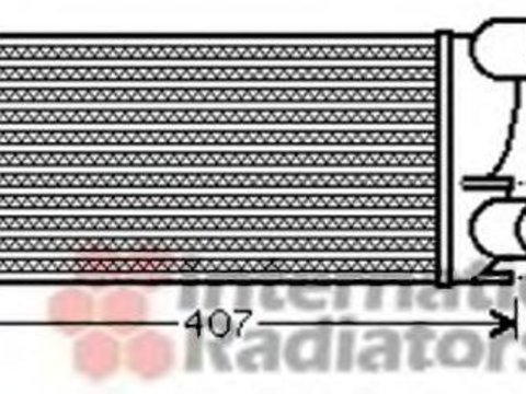 Intercooler, compresor Citroen BERLINGO (B9), Citroen BERLINGO caroserie (B9), PEUGEOT RANCH - VAN WEZEL 40004337