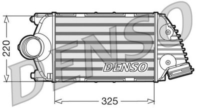 Intercooler, compresor DENSO DIT28015