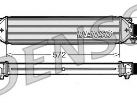 Intercooler, compresor FIAT DOBLO MPV (152, 263) - DENSO DIT09109