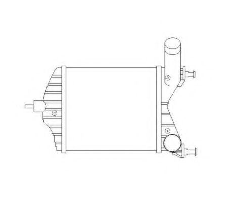 Intercooler, compresor FIAT IDEA (350) (2003 - 2016) NRF 30862 piesa NOUA