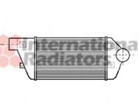 Intercooler, compresor FIAT UNO (146A/E) - VAN WEZEL 17004114