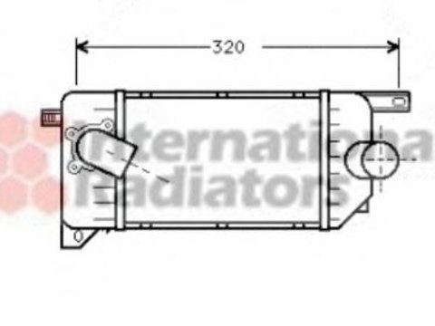 Intercooler, compresor FORD FIESTA Mk III (GFJ) - VAN WEZEL 18004214