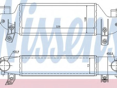 Intercooler, compresor FORD FOCUS Clipper (DNW) (1999 - 2007) NISSENS 96693