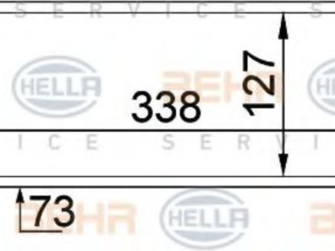 Intercooler, compresor FORD FOCUS (DAW, DBW) (1998 - 2007) HELLA 8ML 376 746-621