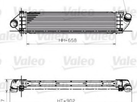 Intercooler, compresor FORD FOCUS II Cabriolet (2006 - 2016) VALEO 818246