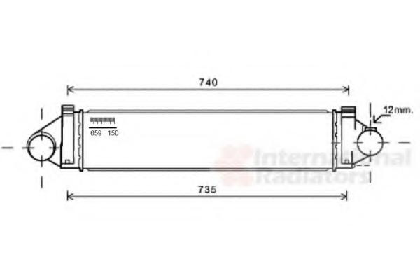 Intercooler, compresor FORD FOCUS II (DA_), FORD S-MAX (WA6), FORD MONDEO IV limuzina (BA7) - VAN WEZEL 18004481