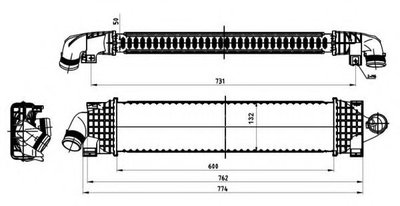 Intercooler, compresor FORD FOCUS II limuzina (DA_