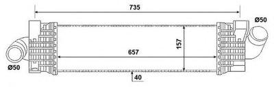 Intercooler, compresor FORD FOCUS II limuzina (DA_