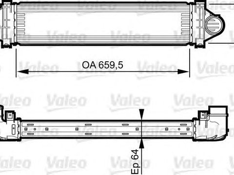 Intercooler compresor FORD Mondeo Mk4 Hatchback (BA7) (An fabricatie 03.2007 - 01.2015, 110 - 125 CP, Benzina) - Cod intern: W20147727 - LIVRARE DIN STOC in 24 ore!!!