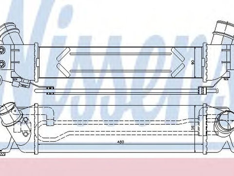 Intercooler, compresor HYUNDAI H-1 Starex (H300) caroserie (TQ) (2008 - 2016) NISSENS 96458 piesa NOUA