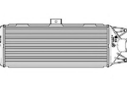 Intercooler, compresor IVECO DAILY III bus (1999 - 2006) NRF 30879 piesa NOUA