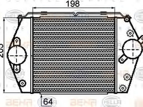 Intercooler compresor MAZDA 6 (GG) - Cod intern: W20089485 - LIVRARE DIN STOC in 24 ore!!!