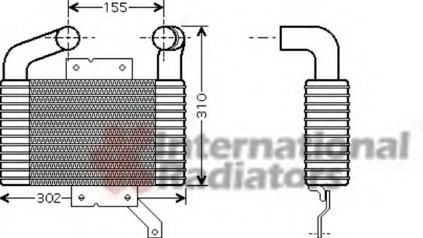 Intercooler, compresor MAZDA 626 Mk V (GF), MAZDA 626 Mk V hatchback (GF), MAZDA 626 Mk V combi (GW) - VAN WEZEL 27004189