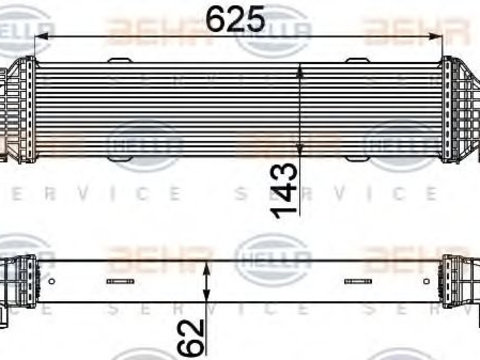 Intercooler compresor MERCEDES-BENZ C-CLASS cupe (C204) - Cod intern: W20089494 - LIVRARE DIN STOC in 24 ore!!!