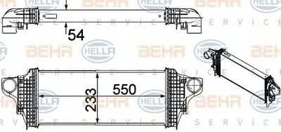 Intercooler compresor MERCEDES-BENZ M-CLASS (W164)