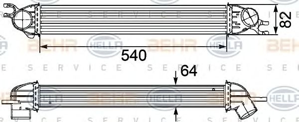Intercooler compresor MINI MINI Cabriolet (R57) - Cod intern: W20089405 - LIVRARE DIN STOC in 24 ore!!!