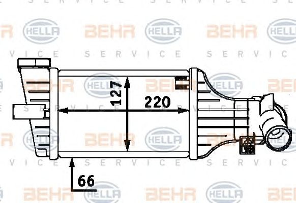 Intercooler compresor OPEL ASTRA G combi (F35_) - Cod intern: W20206547 - LIVRARE DIN STOC in 24 ore!!!