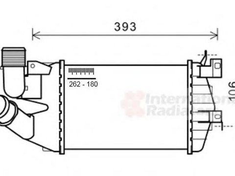 Intercooler, compresor OPEL ASTRA H (L48), OPEL ASTRA H combi (L35), OPEL ASTRA H Sport Hatch (L08) - VAN WEZEL 37004584