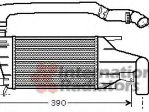 Intercooler, compresor OPEL ASTRA H (L48), OPEL ASTRA H combi (L35), OPEL ASTRA H Sport Hatch (L08) - VAN WEZEL 37004417