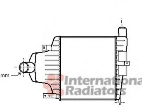 Intercooler, compresor OPEL ASTRA H (L48), OPEL ASTRA H combi (L35), OPEL ASTRA H Sport Hatch (L08) - VAN WEZEL 37004415