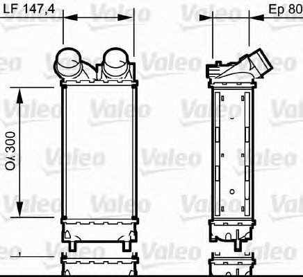 Intercooler compresor PEUGEOT 308 SW - Cod intern: W20005555 - LIVRARE DIN STOC in 24 ore!!!