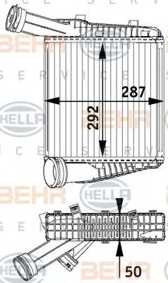 Intercooler compresor PORSCHE CARRERA GT - Cod intern: W20089359 - LIVRARE DIN STOC in 24 ore!!!