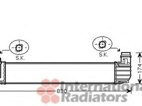 Intercooler, compresor RENAULT MEGANE III hatchback (BZ0_), RENAULT MEGANE III cupe (DZ0/1_), RENAULT GRAN TOUR III combi (KZ0/1) - VAN WEZEL 43004411